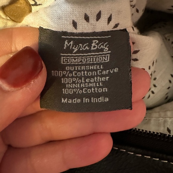 Myra S-1167 Hair on Hide Leather Tote - Picture 4 of 4